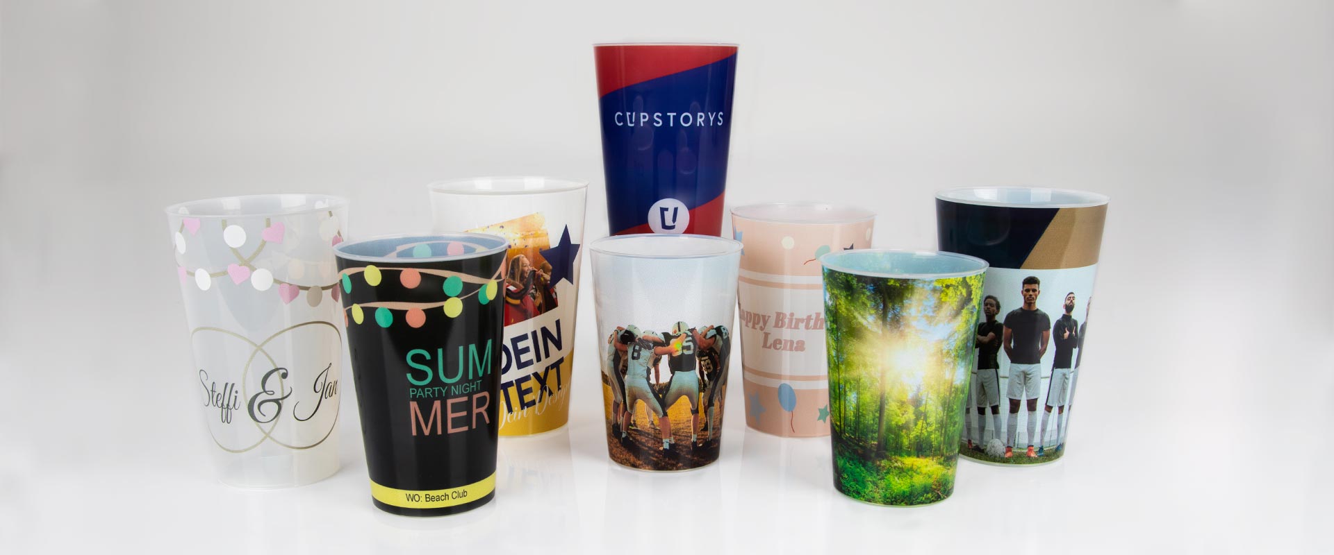 Nachhaltig feiern mit Eventbechern von cupstorys.com